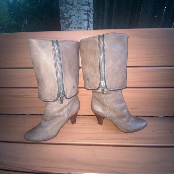Frye Dannika Piped Cuffed Boots CONVERTIBL… - Picture 12 of 13